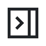 Hide Sidebar SVG Icon
